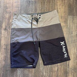 Men’s Hurley Striped Board Shorts Swim Trunks